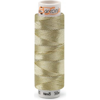 Metalické nitě Elisabeth 3; 50 m Balení: 1 ks, Varianta: 2 zlatá sv. – Hledejceny.cz