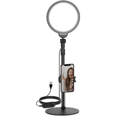 Neewer Sada R06 pro selfie s 18 cm kulatým LED osvětlením pro mobilní telefony – Zboží Živě