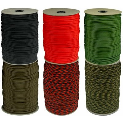 VEMAT s.r.o. Paracord 550, polyamid Barva paracordu: černá – Zboží Dáma