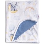 BabyMatex Dětská deka INES SLONI A DUHA – Zboží Dáma