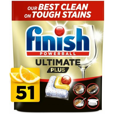 Finish Ultimate Plus kapsle do myčky Lemon 51 ks – Zboží Mobilmania