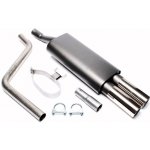 TA Technix sportovní výfuk VW Polo 86C 82-94, 2x 76 mm rovná nerezová koncovka s pertlem – Hledejceny.cz