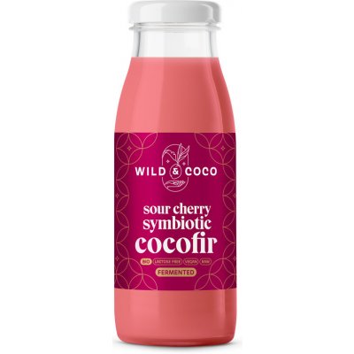 Wild & Coco Bio Sour Cherry Symbiotic Cocofir 250 ml – Zboží Dáma