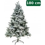 DECOLED Umělý vánoční stromek bílý 180 cm smrček Flock s 2D a 3D jehličím – Hledejceny.cz