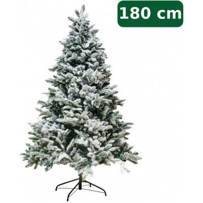 DECOLED Umělý vánoční stromek bílý 180 cm smrček Flock s 2D a 3D jehličím – Hledejceny.cz