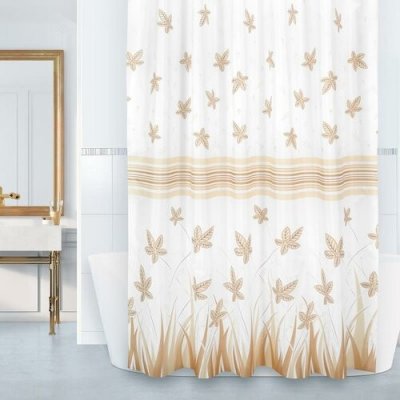 Bellatex Koupelnový závěs List béžová, 180 x 200 cm – Hledejceny.cz