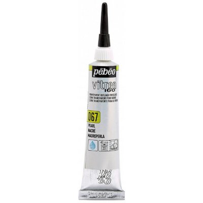 Pébéo Kontura na sklo Vitrea 160 20 ml 67 Pearl – Zboží Mobilmania