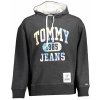Pánská mikina Tommy Jeans šedá mikina COLLEGE TIE DYE BDS