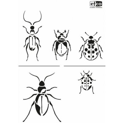 Efco Plastová šablona A4 brouci – Sleviste.cz