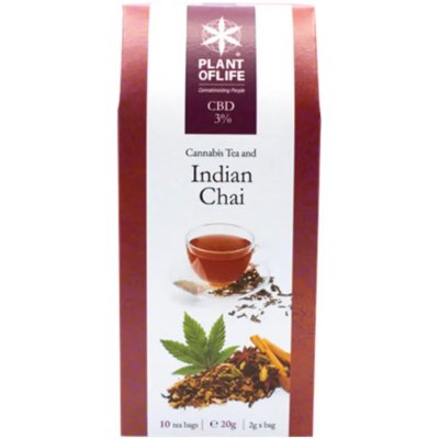 Plant of Life Konopný čaj Plant of Life 2.5%3% CBD Infusion Tea Berries 20 g