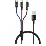 Connect IT CCA-2051-BK 3in1 USB-C & Micro USB & Lightning, 1,2m – Hledejceny.cz