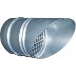 Ventishop VKS 150 výfukový kus s mřížkou šikmý – Hledejceny.cz