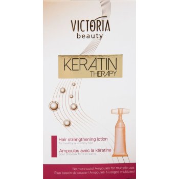 Victoria Beauty Keratin Therapy Ampule pro posílení vlasů 5 x10 ml