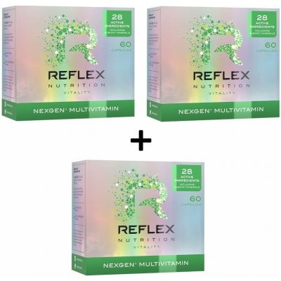 Nexgen® PRO + Digestive Enzymes 120 kapslí + Reflex vitamin D3 100 kapslí – Hledejceny.cz
