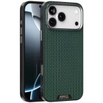 VSECHNONAMOBIL 120263 ABEEL RUYI Kožený kryt s MagSafe pro Apple iPhone 17 Pro Max zelený – Zboží Mobilmania