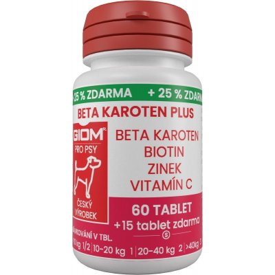 Giom S pes Beta-karoten plus 60 tbl