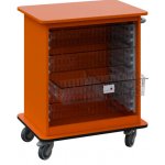 DEXTER 22 TRANSPARENT vozík boxový, otevřený, 880x750x520 mm, mandarinka – Hledejceny.cz