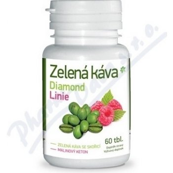 Pinia Pharmaceutical Zelená káva Diamond Linie 60 tablet