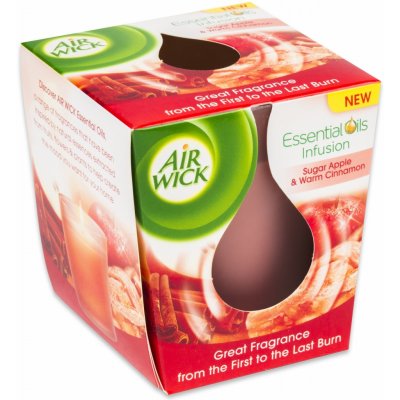 Air Wick Essential Oils Infusion Sugar Apple & Warm Cinnamon 105 g – Zboží Mobilmania