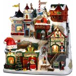 Lemax Vánoční dekorace Santa's Village 26 x 26 x 9,5 cm – Hledejceny.cz