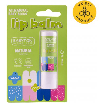 Babyton Přírodní balzám na rty Natural 5 g – Zboží Dáma