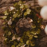 DecoLED LED světelný řetěz na baterie 10 teple bílých diod 1,8 m kovové listy – Zbozi.Blesk.cz