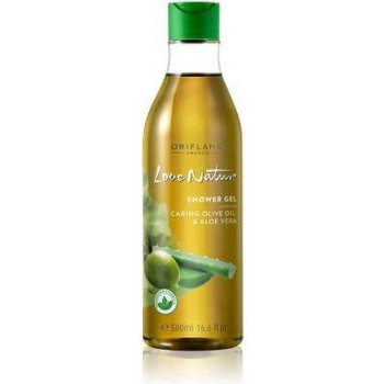 Oriflame Love Nature sprchový gel Caring Olive Oil And Aloe Vera 500 ml