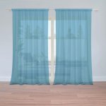 Sablio Záclony Safírově modrá: 2ks 150x250cm – Hledejceny.cz