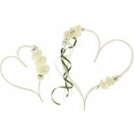 Paris Dekorace Ratanové srdce-krémové kytičky – Zbozi.Blesk.cz