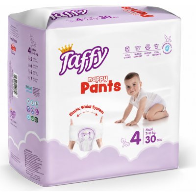 Taffy Nappy Pants 4 MAXI 7-18 kg 30ks – Hledejceny.cz