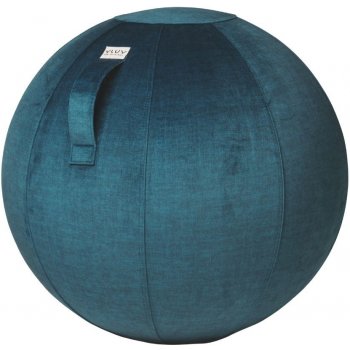 VLUV Modrý sametový sedací / gymnastický míčBOL WARM Ø 65 cm