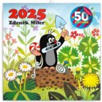 NOTIQUE Poznámkový Krteček s 50 samolepkami 30 x 30 cm 2025 – Zboží Mobilmania