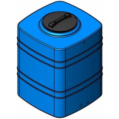 Scobax Nádrž Cubo 300 mm 500 l – Zboží Mobilmania