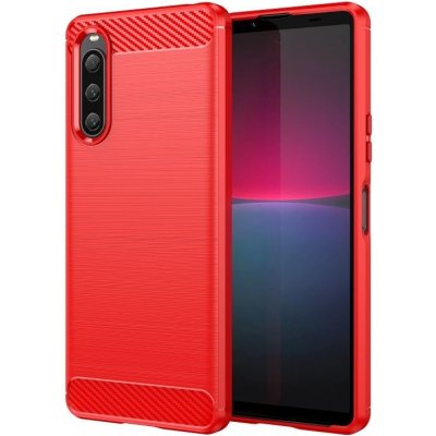 Pouzdro Carbon Sony Xperia 10 V červené – Zbozi.Blesk.cz