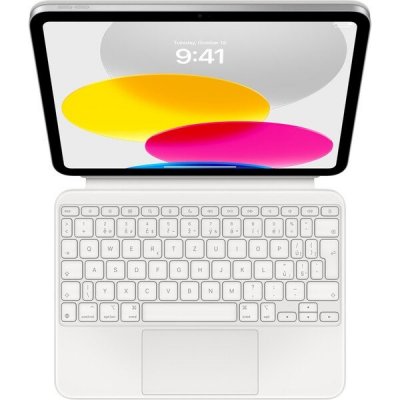 Apple iPad 10,9" 2022 Magic Keyboard Folio kryt s českou klávesnicí MQDP3CZ/A bílý – Zboží Mobilmania