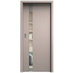Sapeli Harmonie Komfort M83 posuvné taupe 70 x 197 cm Čiré sklo – Hledejceny.cz