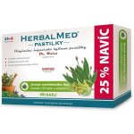 HerbalMed pastilky Jitrocel Mateřídouška Lípa Vitamín C 24+6 pastilek – Hledejceny.cz