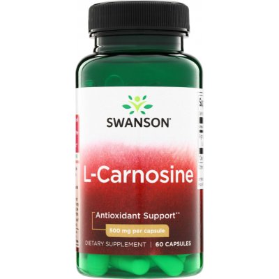 Swanson L-Karnosin 500 mg 60 kapslí – Hledejceny.cz