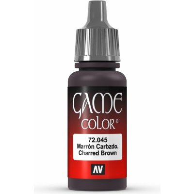 Vallejo: Game Color Charred Brown 17ml – Zboží Živě