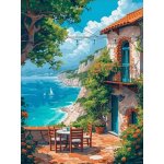 NORIMPEX Diamantové malování Výhled na útesy 30 x 40 cm – Hledejceny.cz