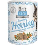 Brit Care Snack Superfruits Herring Dospělé, sterilizované kočky 100 g – Hledejceny.cz