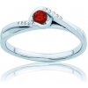 Prsteny Savicki prsten Red Passion bílé zlato rubín PI B RD 00119