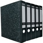 Korona pákový pořadač A4 7,5 cm černý mramor – Zboží Živě