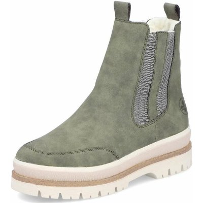 Rieker dámská kotníková obuv Y6271-54 zelená – Zboží Dáma