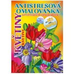 Antistresová omalovánka A5 Květiny BO425 – Zbozi.Blesk.cz