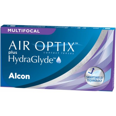 Alcon Air Optix plus HydraGlyde Multifocal 6 čoček – Hledejceny.cz