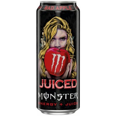 Monster Bad Apple energetický nápoj s příchutí jablka 0,5 l – Sleviste.cz