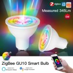 MOES Smart Zigbee Bulb, GU-10, RGB, 5W – Hledejceny.cz