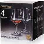 MAISON FORINE Sada sklenic na rum SOMMELIER CHEST 4 x 170 ml – Zboží Dáma