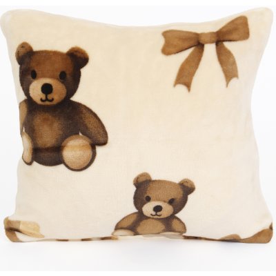 MKLuzkoviny.cz mikroplyš Exclusive Plyšoví medvídci 40 x 40 cm – Zboží Mobilmania